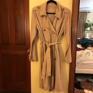 Camel colored trench coat from American eagle